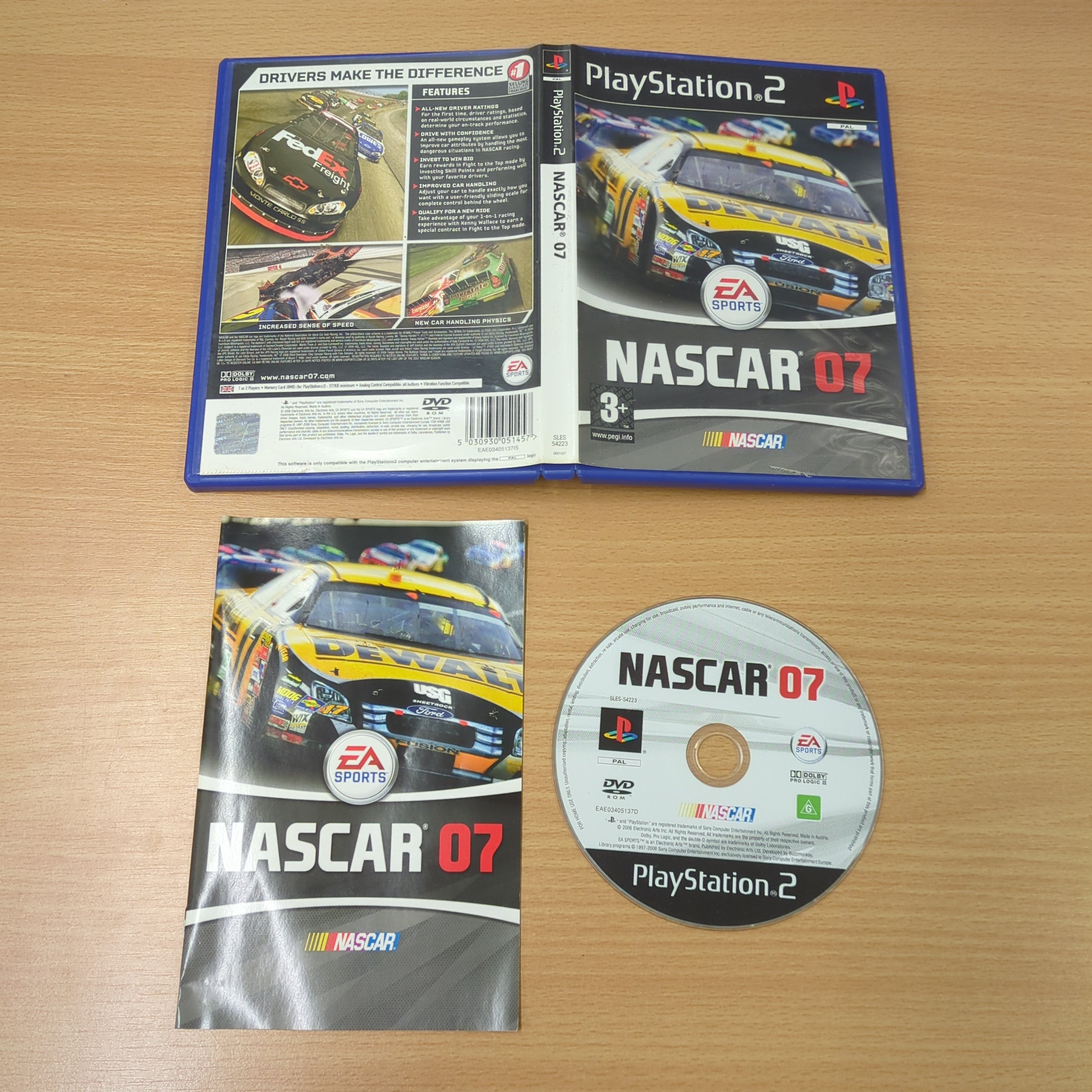 NASCAR 07 Sony PS2 game NASCAR 07 Sony PS2 game